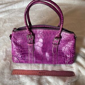 Dooney & Bourke ostrich satchel.